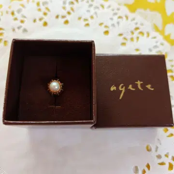 agete 진주 이어커프 겸 귀걸이 한쪽만 새상품급