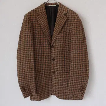 De Petrillo 테일러드 자켓 S 트위드 린넨 코튼