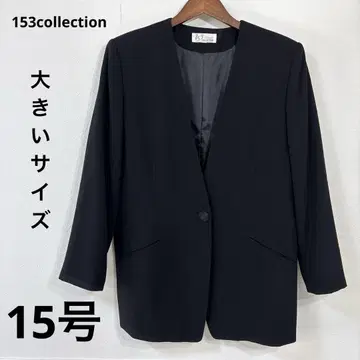 새상품급 빅 사이즈 153collection 블랙 포멀 상복 15호