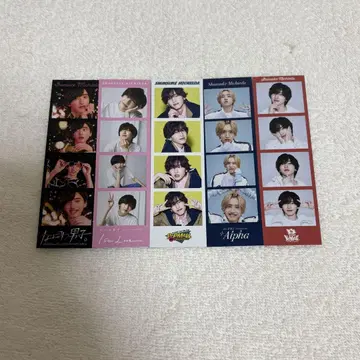 나니와단시 미치에다 슌스케 포토 카드 5장 세트