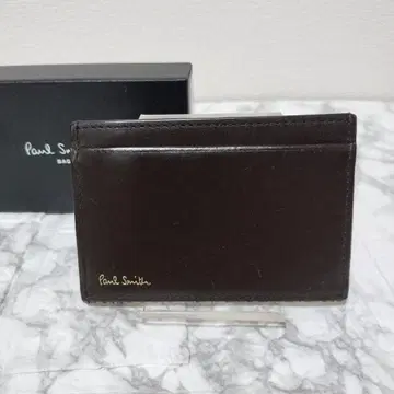 [ 새상품급 ] Paul Smith 폴 스미스 다크 브라운 패스 케이스