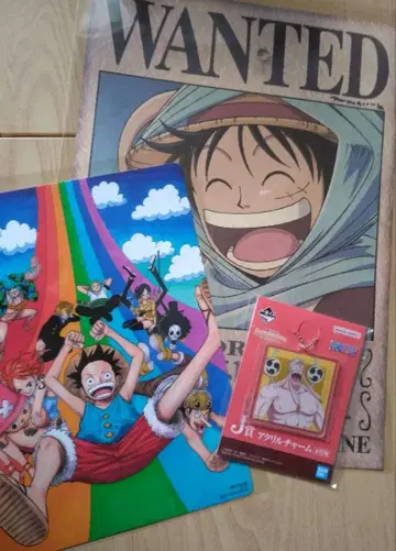 ONEPIECE 원피스 굿즈 현상수배 포스터 책받침 아크릴 참