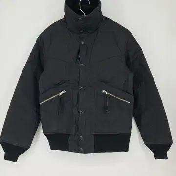 모니터리 블루종 38 블랙 오일 코튼 울 네이티브 소가죽