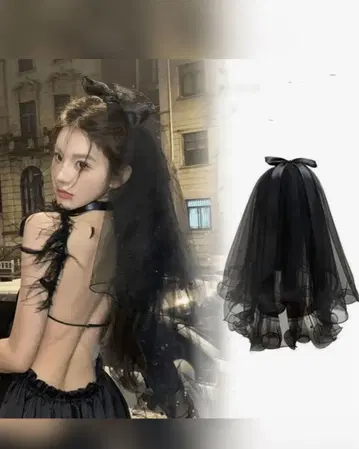 shein 블랙 브라이덜 세트