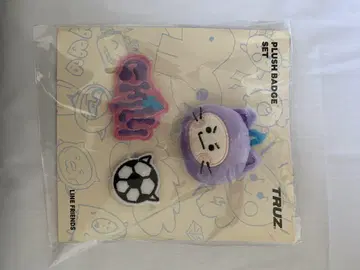TREASURE LINE FRIENDS 플러시 배지 세트