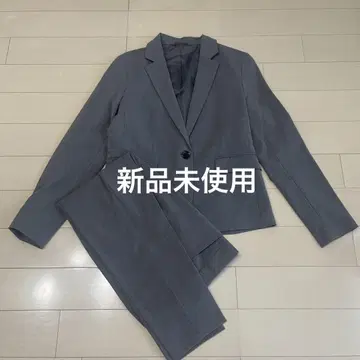 [ 미사용품 ] 자켓 팬츠 정장 세트 그레이