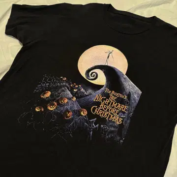 [공식] 팀 버튼 나이트메어 비포 크리스마스 T셔츠 XL