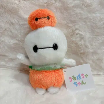 디즈니 스토어 할로윈 우루포차 베이맥스 봉제 인형 호박