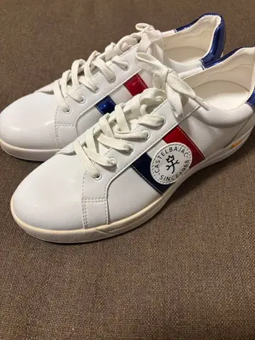 [ 최종 가격 ] CASTELBAJAC 스니커즈 화이트/레드/블루