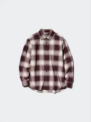 플란넬 체크 셔츠 M 사이즈 UNIQLO