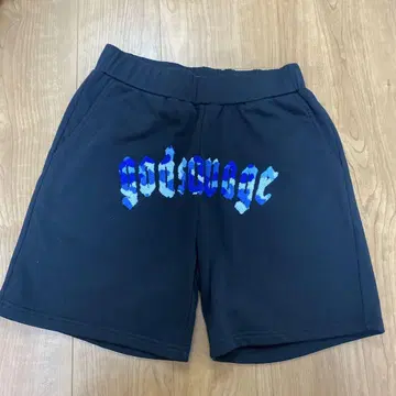 godrave 로고 블랙 숏팬츠