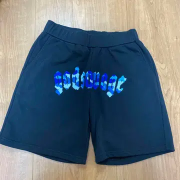 godrave 로고 블랙 숏팬츠