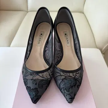 다이애나 네이비 레이스 펌프스 23cm