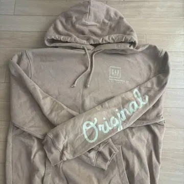 GAP 베이지 후드티 L 사이즈