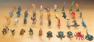 동물 해양 생물 공룡 피규어 세트