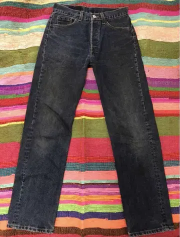 vintage 구제 의류 90s levis 청바지 데님 블랙 501