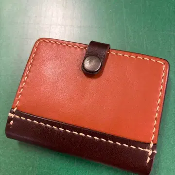 핸드메이드 가죽 교통카드 지갑