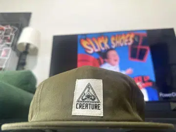 USA 크리처 CREATURE 스케이트보드 캡 올리브 그린
