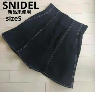 미사용 새상품 SNIDEL SNIDEL 스커트 미니 블랙 0
