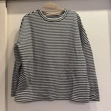Deuxieme classe 긴팔 보더 티셔츠