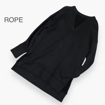 새상품급 로페 ROPE 워셔블 속기모 코튼 저지 풀오버 38