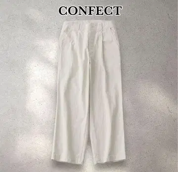 CONFECT 코튼 파나마 탑 워크 트라우저 4 네스트로브