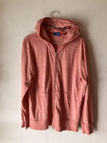 [ beams ] 재재 가격 인하 풀 집업 후드티 살몬 핑크