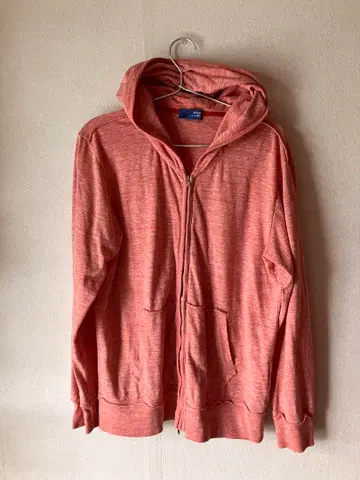 [ beams ] 최종 가격 인하 풀 집업 후드티 살몬 핑크