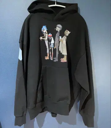H&M x GORILLAZ 고릴라 후드티 L