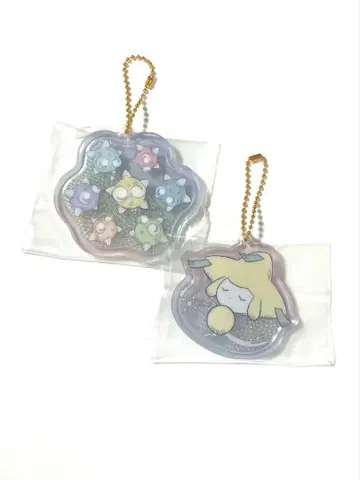 포켓몬 지라치 별 이어링 샤카샤카 키링 2개 세트