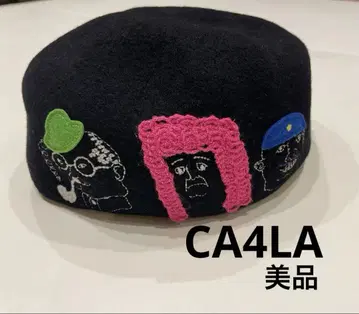 카시라 ca4la 베레모 자수 인물 아트