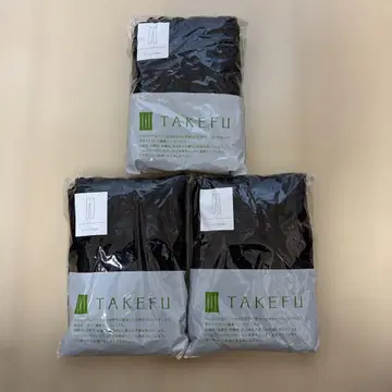 takefu 죽포 10분 길이 스패츠 블랙 3종 세트