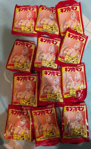 코카콜라 근육맨 피규어 키링