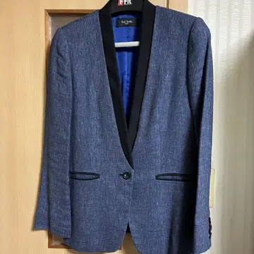 Paul Smith 네이비 노카라 자켓