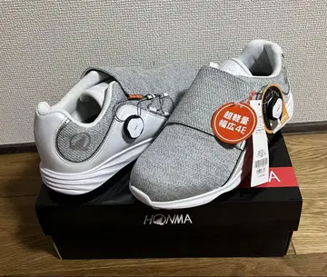 HONMA 골프화 와이드 화이트/그레이 26cm 4E
