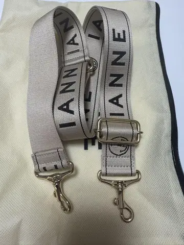 IANNE 이안느 로고 숄더 벨트