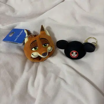 닉 와일드 & 미키마우스 키링 세트