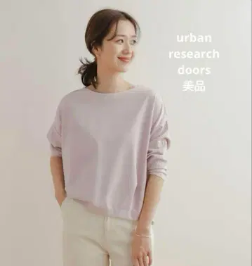 [새상품급] 어반 리서치 도어스 코튼 백 턱 7부 소매 풀오버