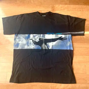 빈티지 PEARL JAM 밴드 티셔츠 XL 블랙 펄잼