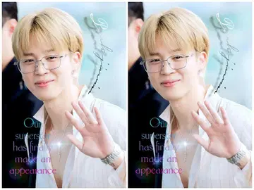 BTS 지민 포토 스탠드 대기화면 선물