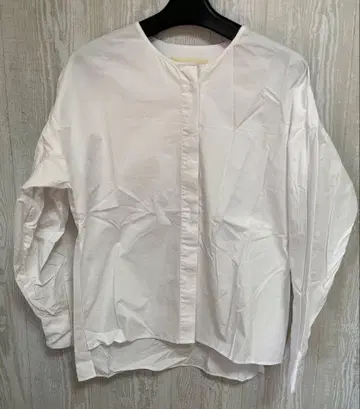 PORTS1961 화이트 긴팔 셔츠 코튼