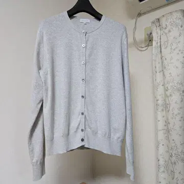 매킨토시 철학 긴팔 가디건 38 그레이