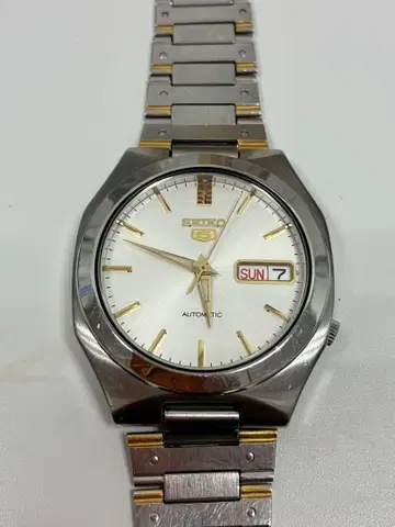 SEIKO 자동 와인딩 손목시계 실버