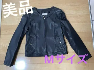 [ 새상품급 ] 애니시스 노카라 라이더 자켓 램 가죽