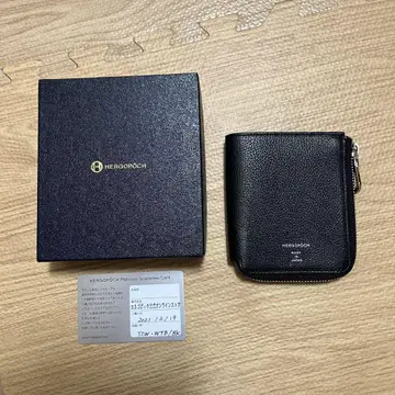 소프트 슈링크 가죽 지갑 hergopoch 엘르포크 블랙