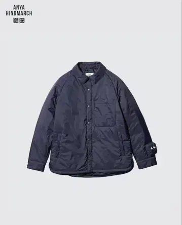 UNIQLO 아냐 힌드마치 퍼프 테크 셔츠 자켓 XS