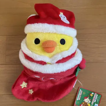 키이로이토리 크리스마스 봉제 인형 한정판 봉제 인형 리락쿠마 스토어 산타