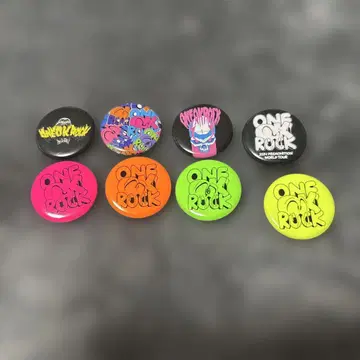 ONEOKROCK 캔뱃지 8개 세트