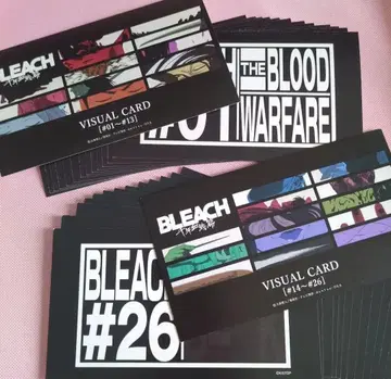 시간 한정 가격 BLEACH 천년혈전편 예고 비주얼 카드 세트