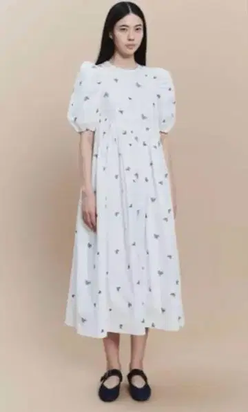 Bibiy. EMILY HEART DRESS 택 포함 미사용 새상품